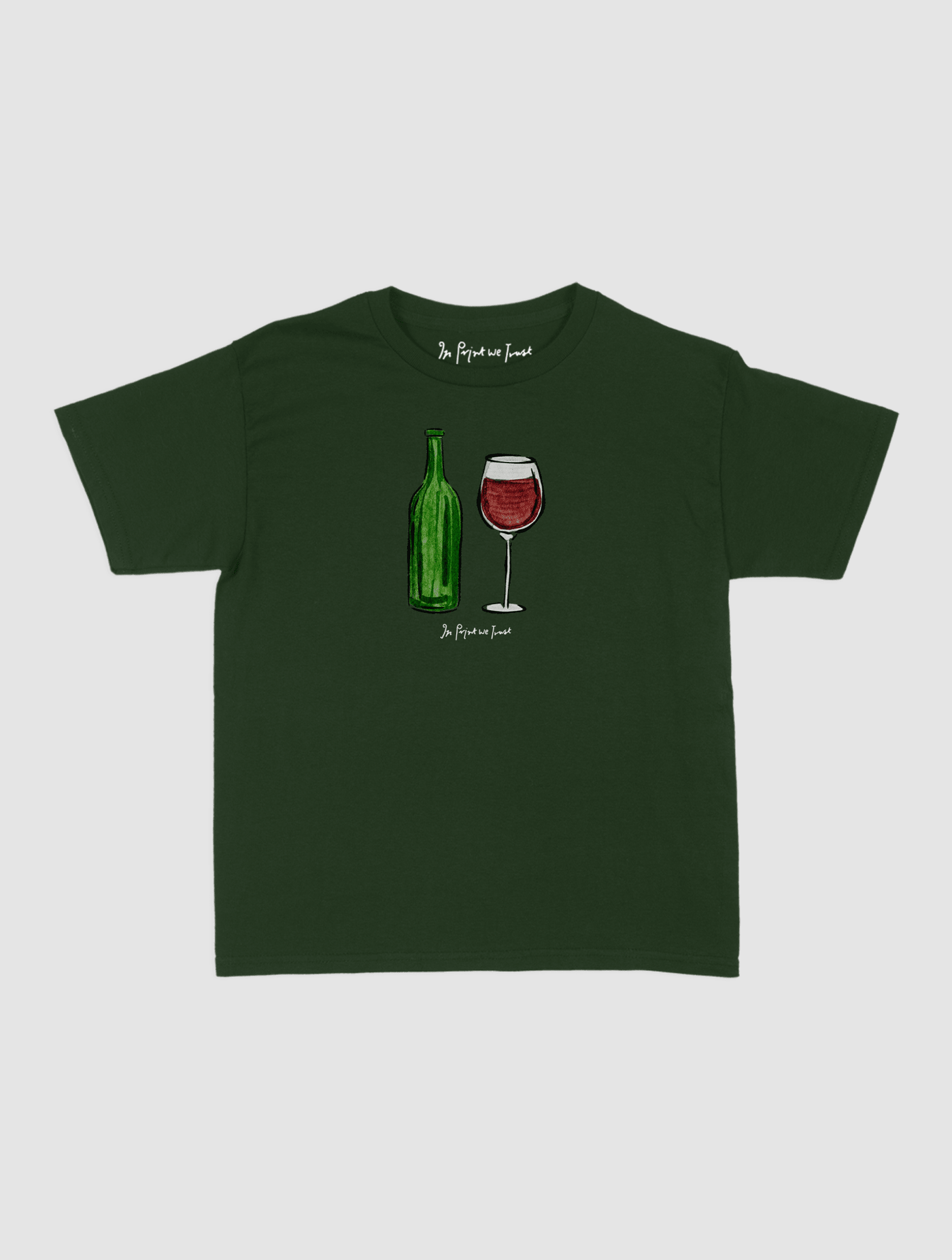 wine baby tee - In Print We Trust