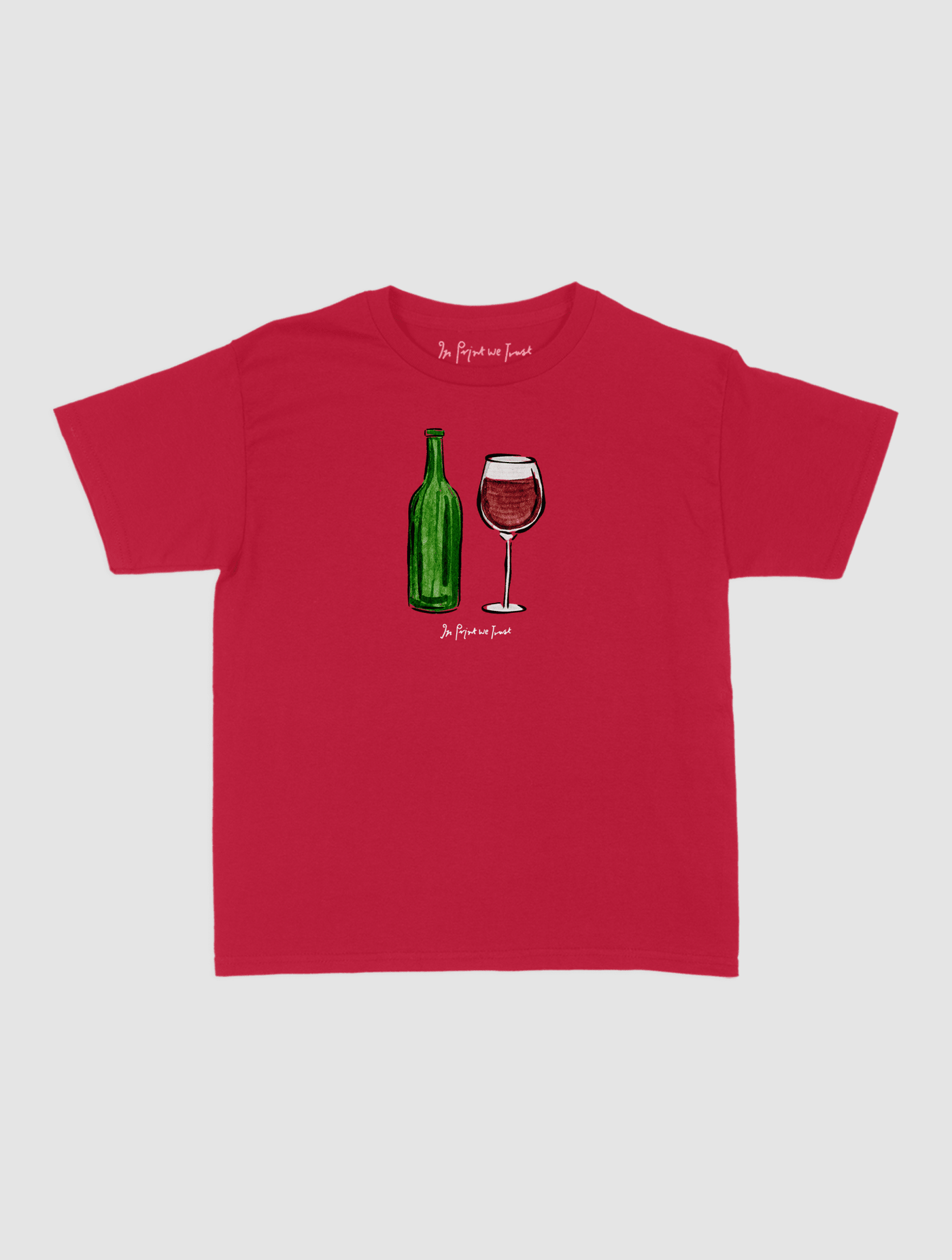 wine baby tee - In Print We Trust