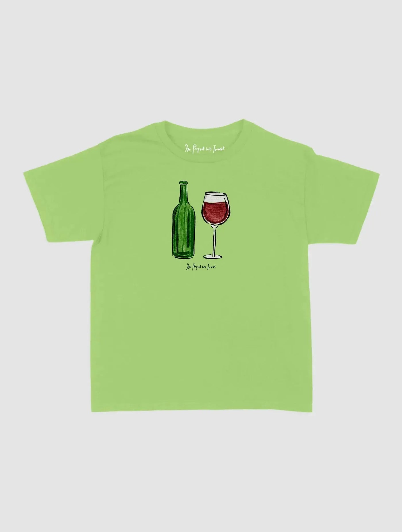 wine baby tee - In Print We Trust