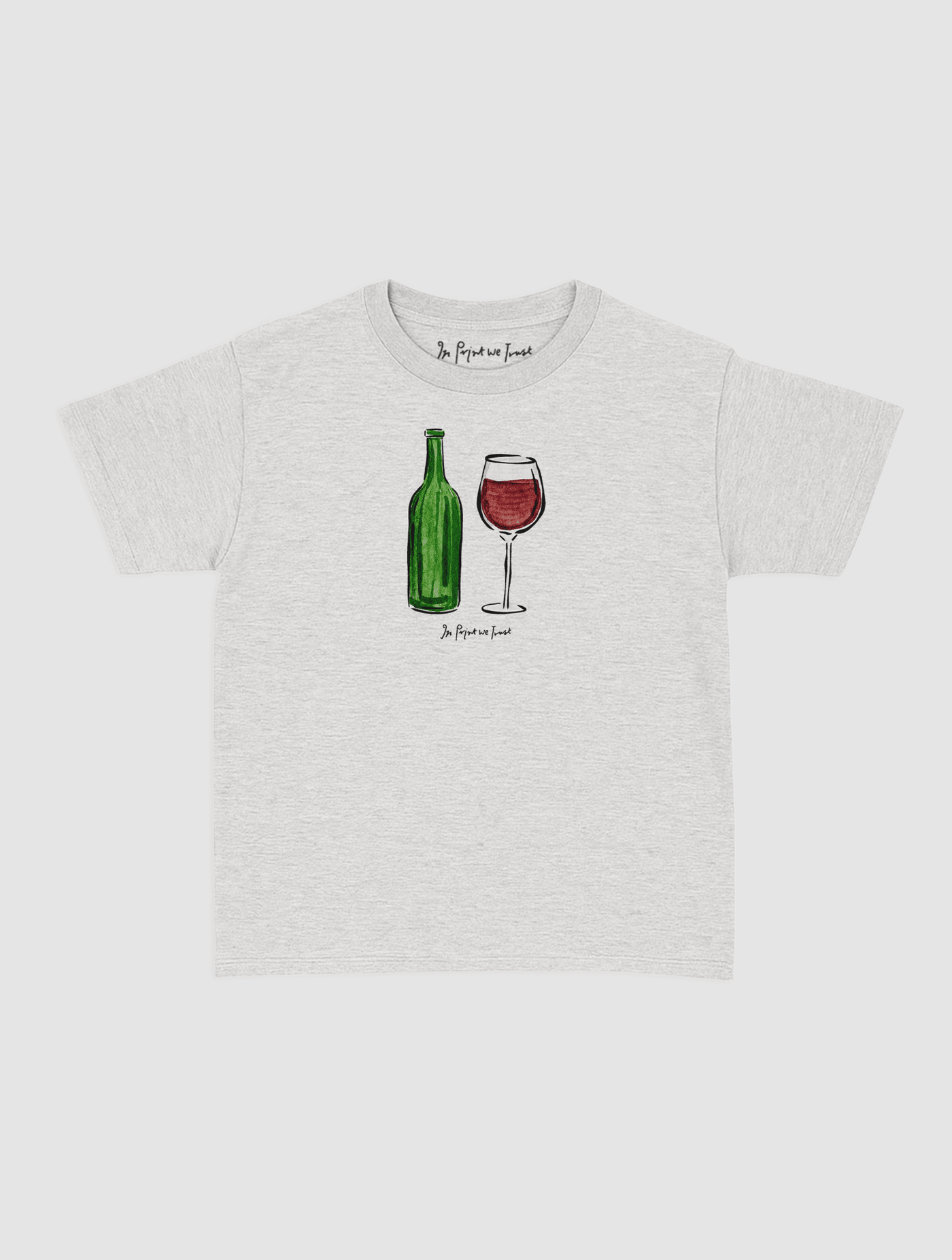 wine baby tee - In Print We Trust