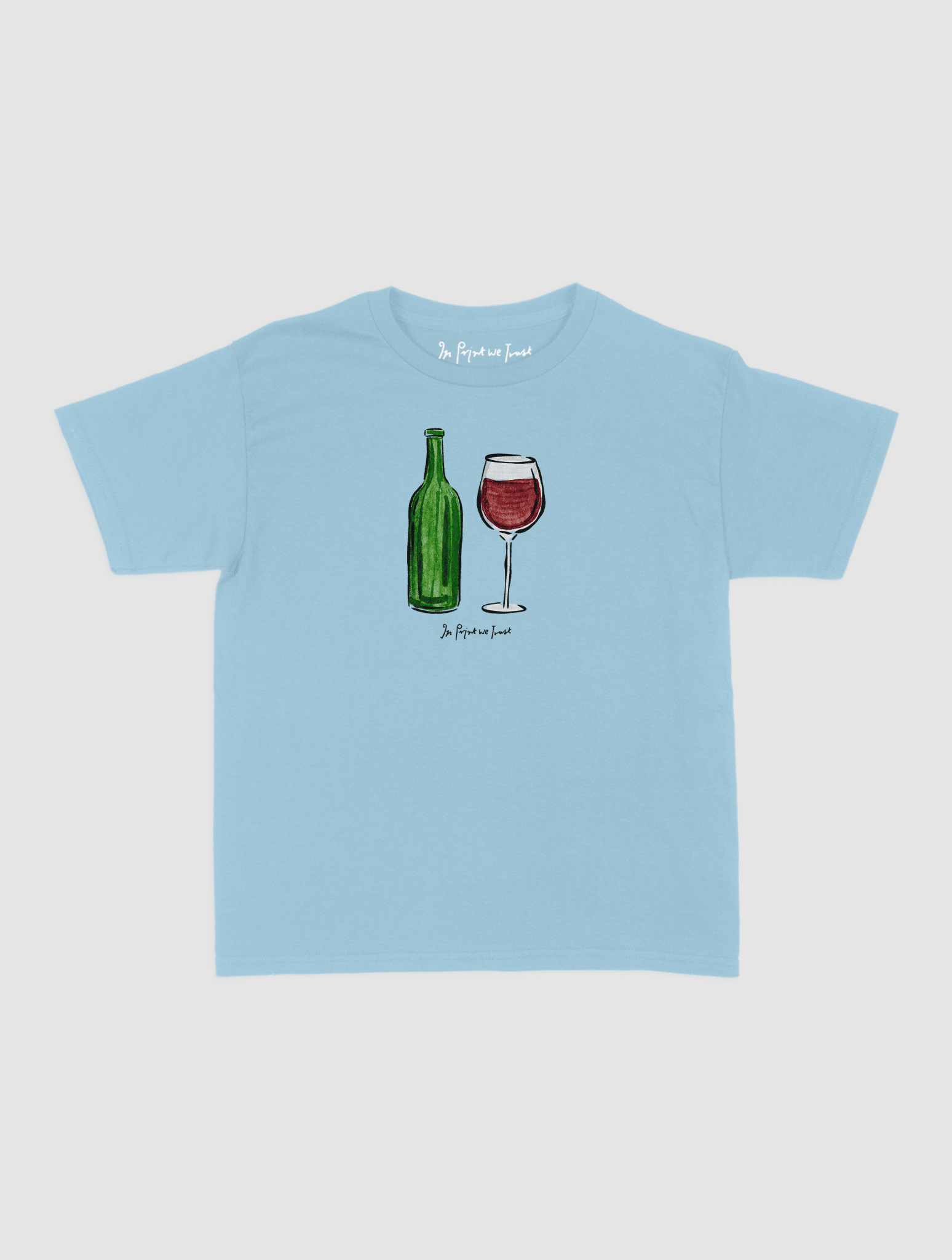 wine baby tee - In Print We Trust