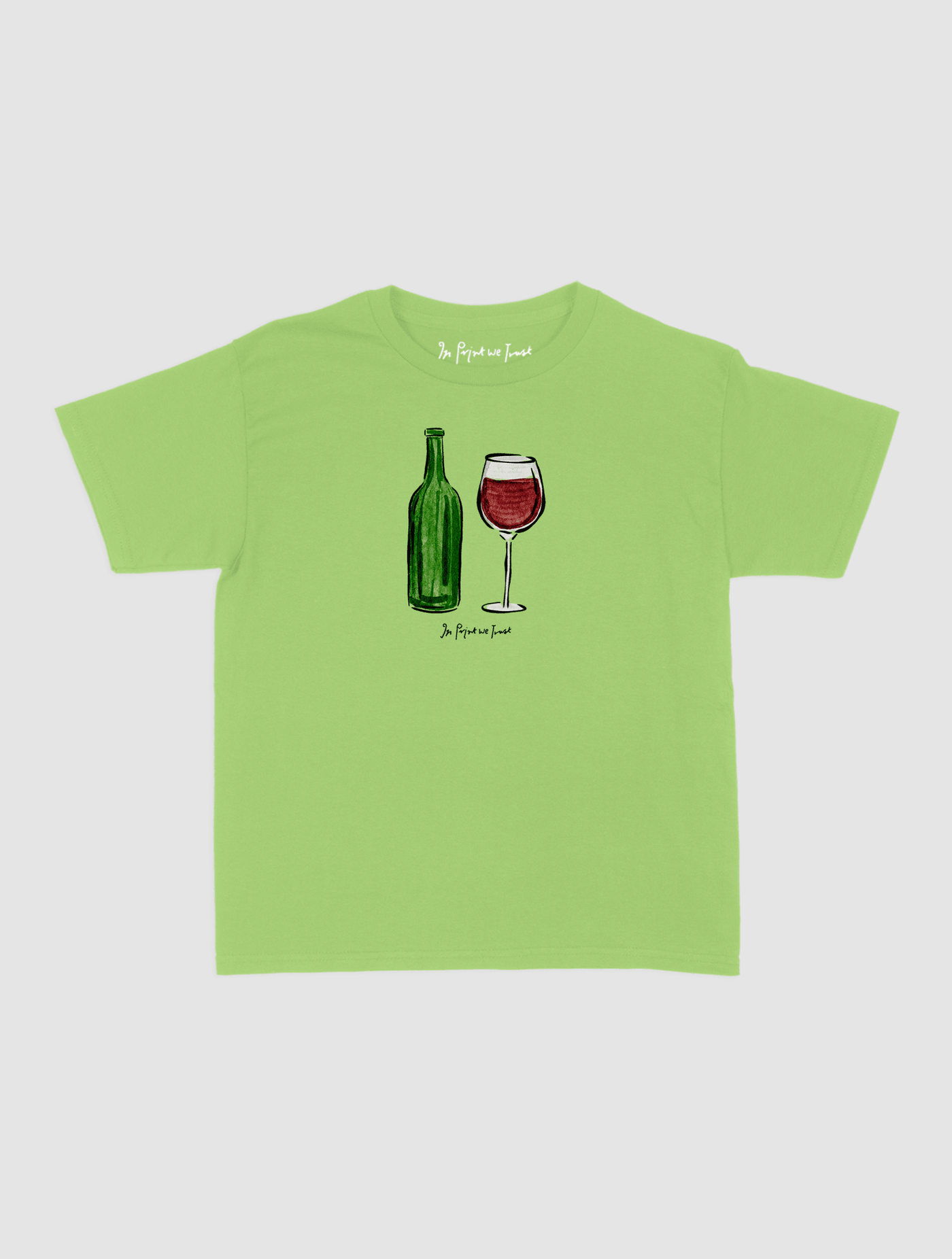wine baby tee - In Print We Trust