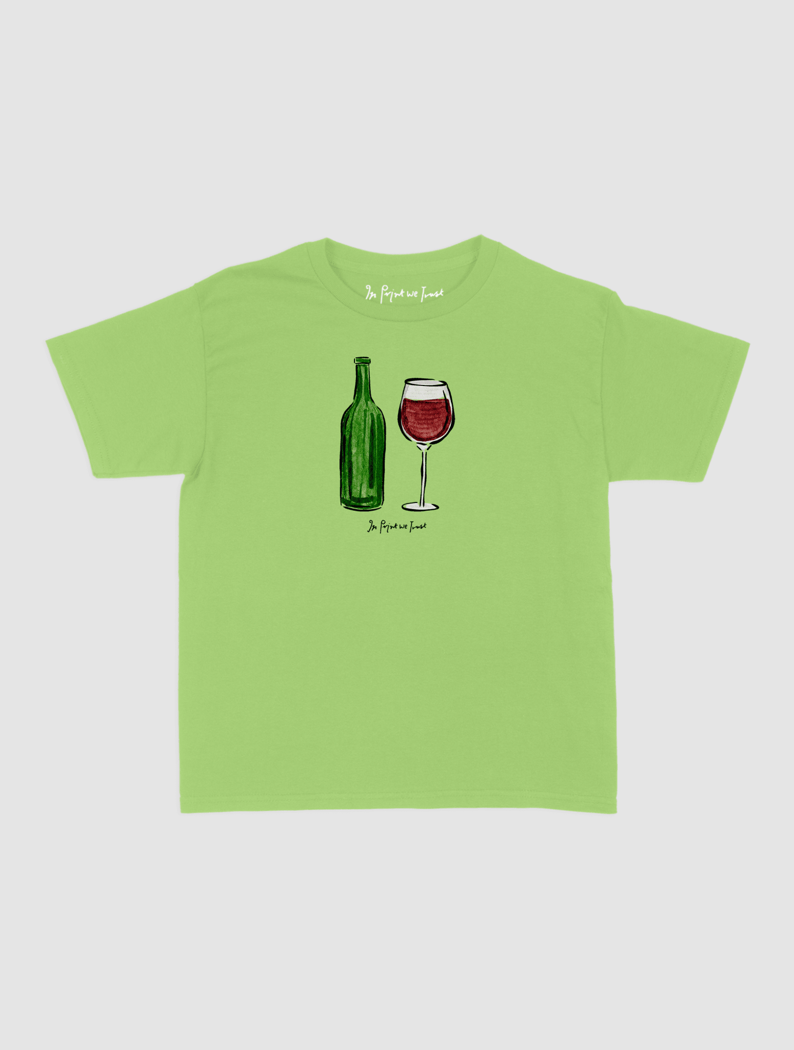 wine baby tee - In Print We Trust