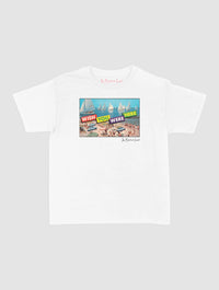 wish you were here baby tee - In Print We Trust