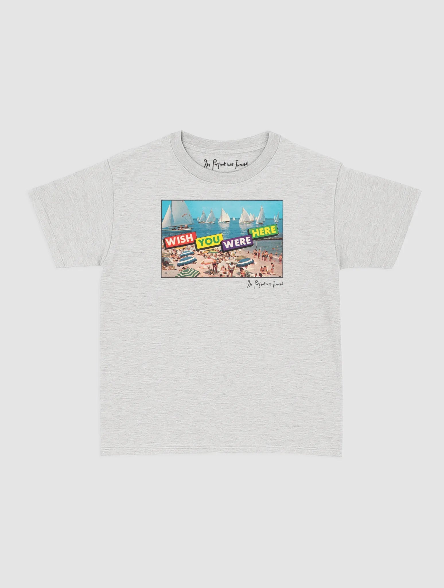 wish you were here baby tee - In Print We Trust