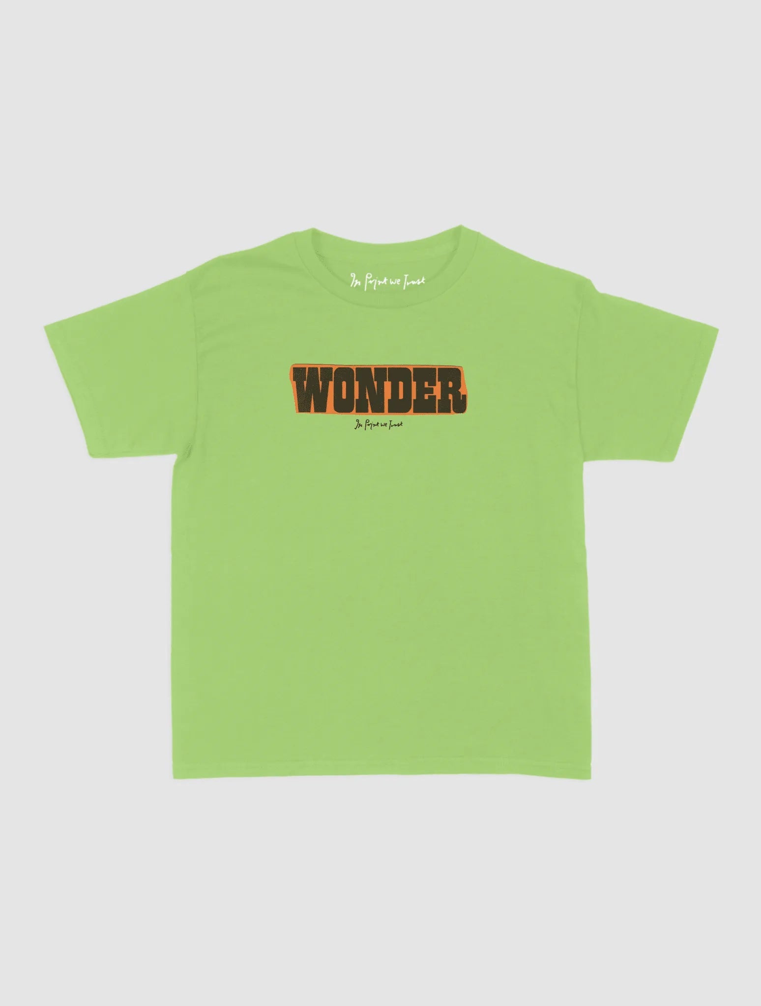 wonder baby tee - In Print We Trust