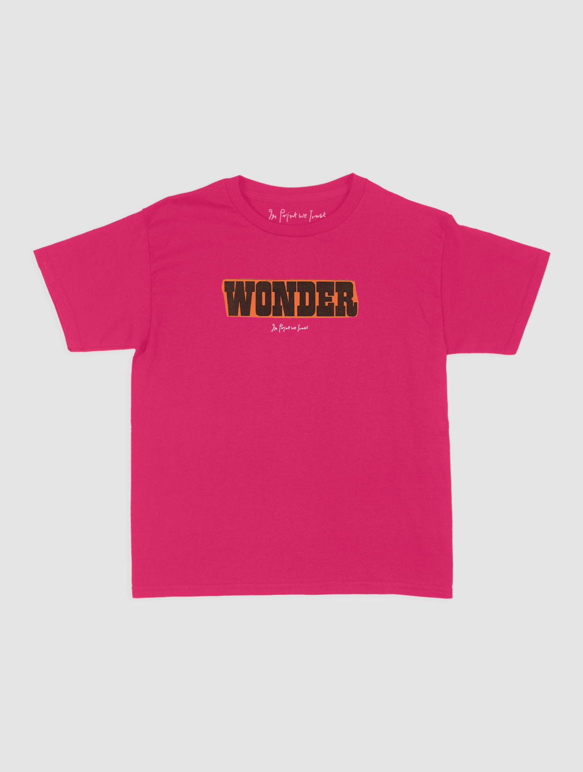 wonder baby tee - In Print We Trust