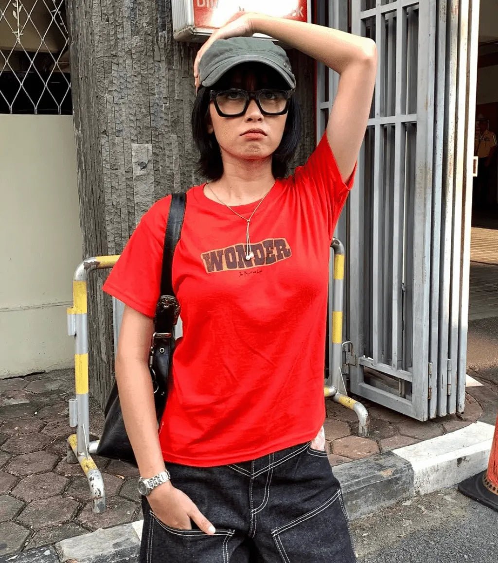 wonder baby tee - In Print We Trust