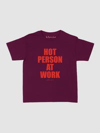 work baby tee - In Print We Trust