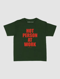 work baby tee - In Print We Trust