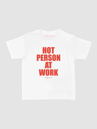 work baby tee - In Print We Trust