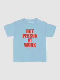 work baby tee - In Print We Trust