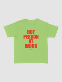 work baby tee - In Print We Trust