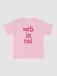 worth the risk! baby tee - In Print We Trust