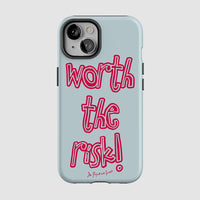 worth the risk tough iPhone case - In Print We Trust