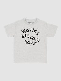 would i lie to you baby tee - In Print We Trust
