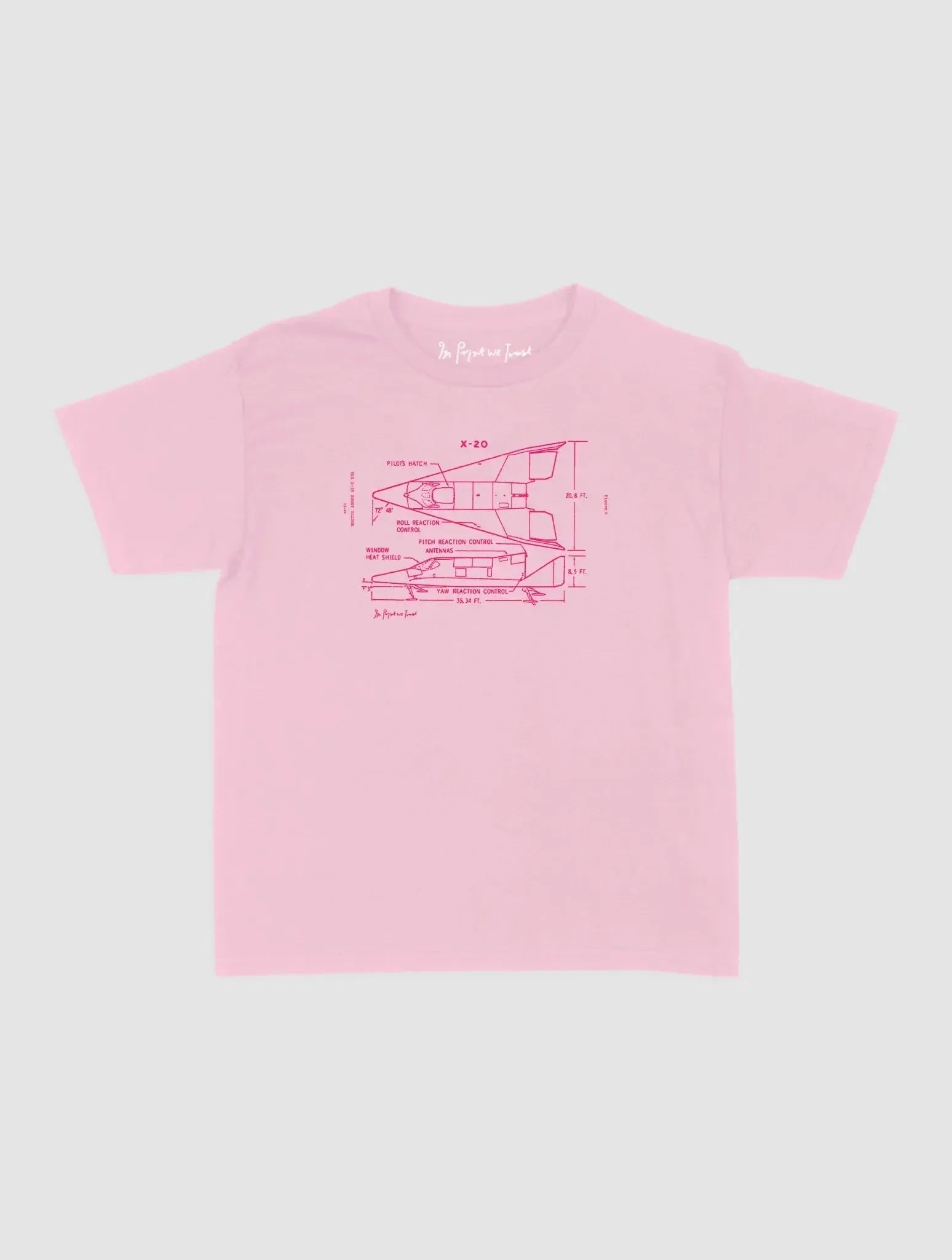 x-20 baby tee - In Print We Trust
