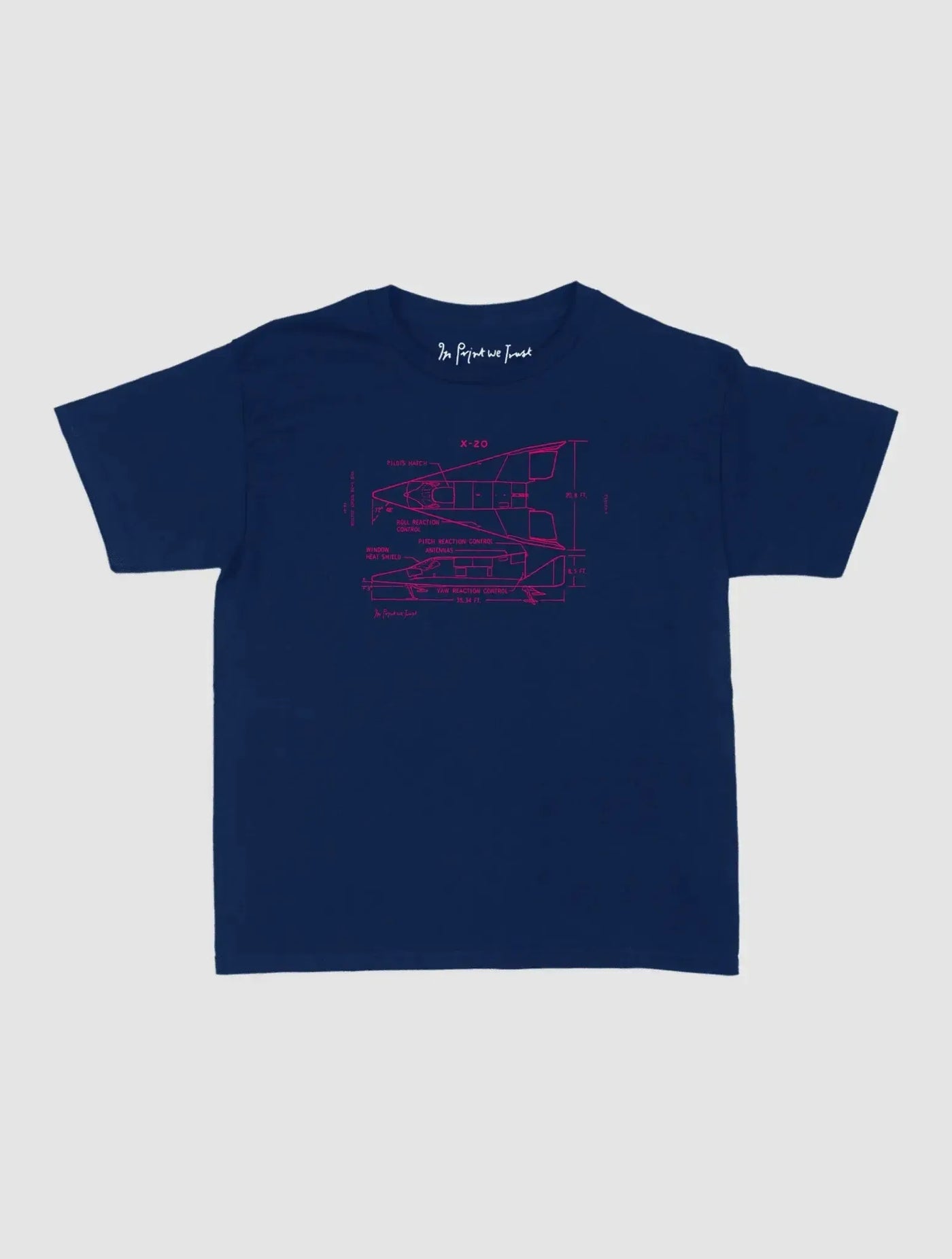 x-20 baby tee - In Print We Trust