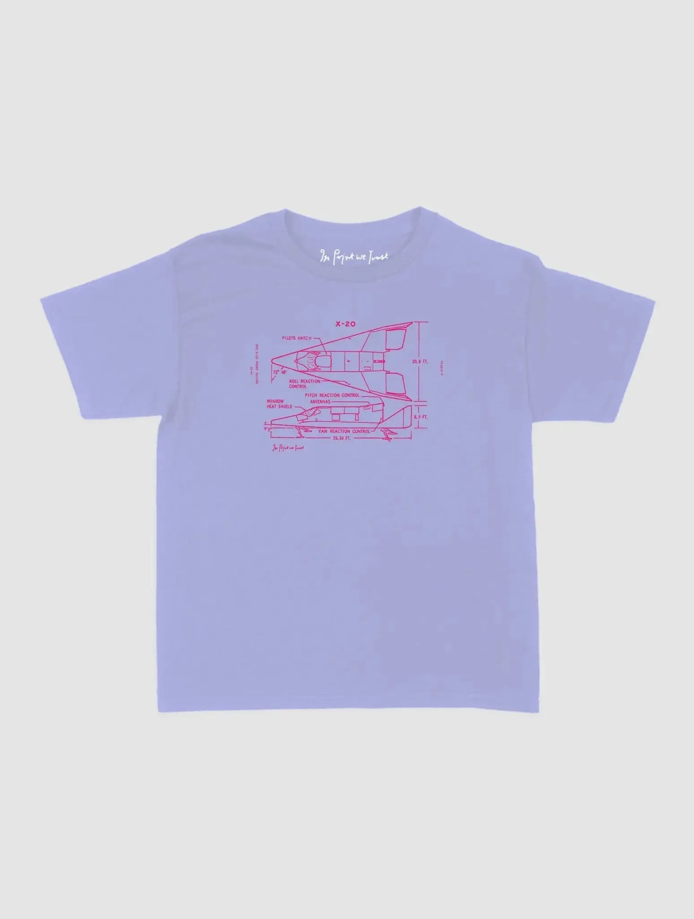 x-20 baby tee - In Print We Trust