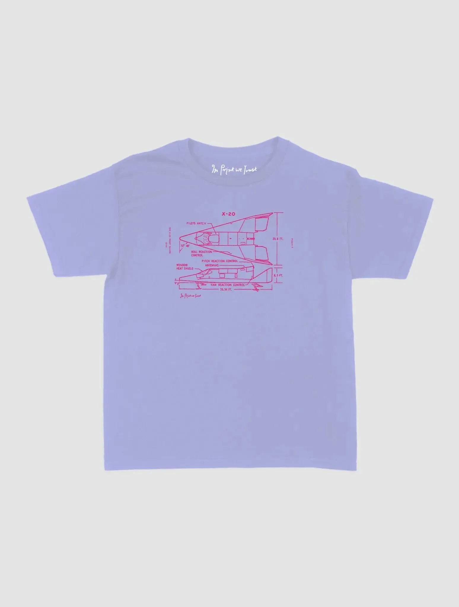 x-20 baby tee - In Print We Trust