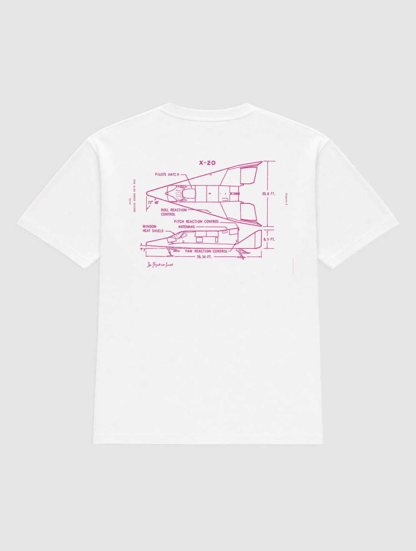 x-20 heavyweight tee - In Print We Trust