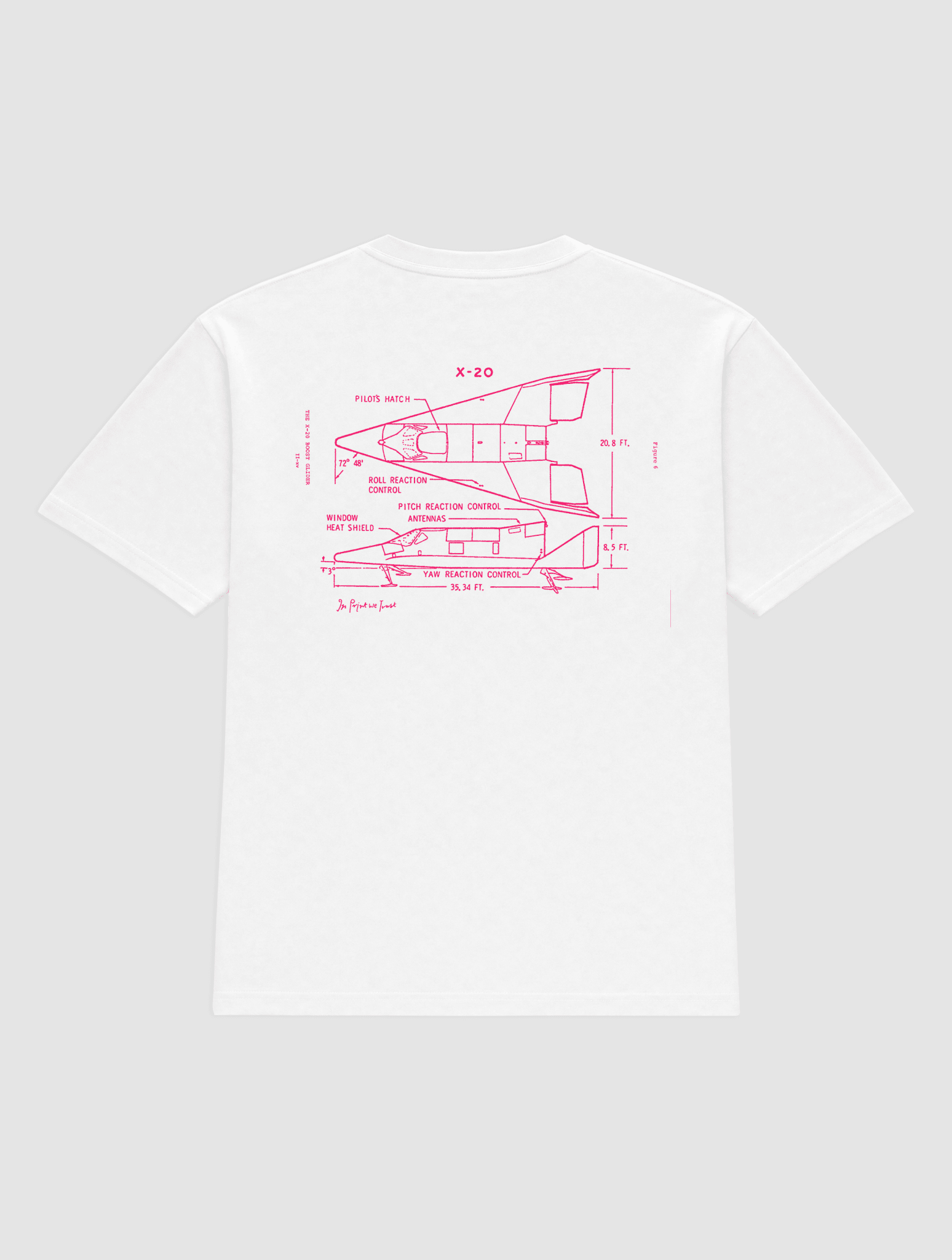 x - 20 heavyweight tee - In Print We Trust