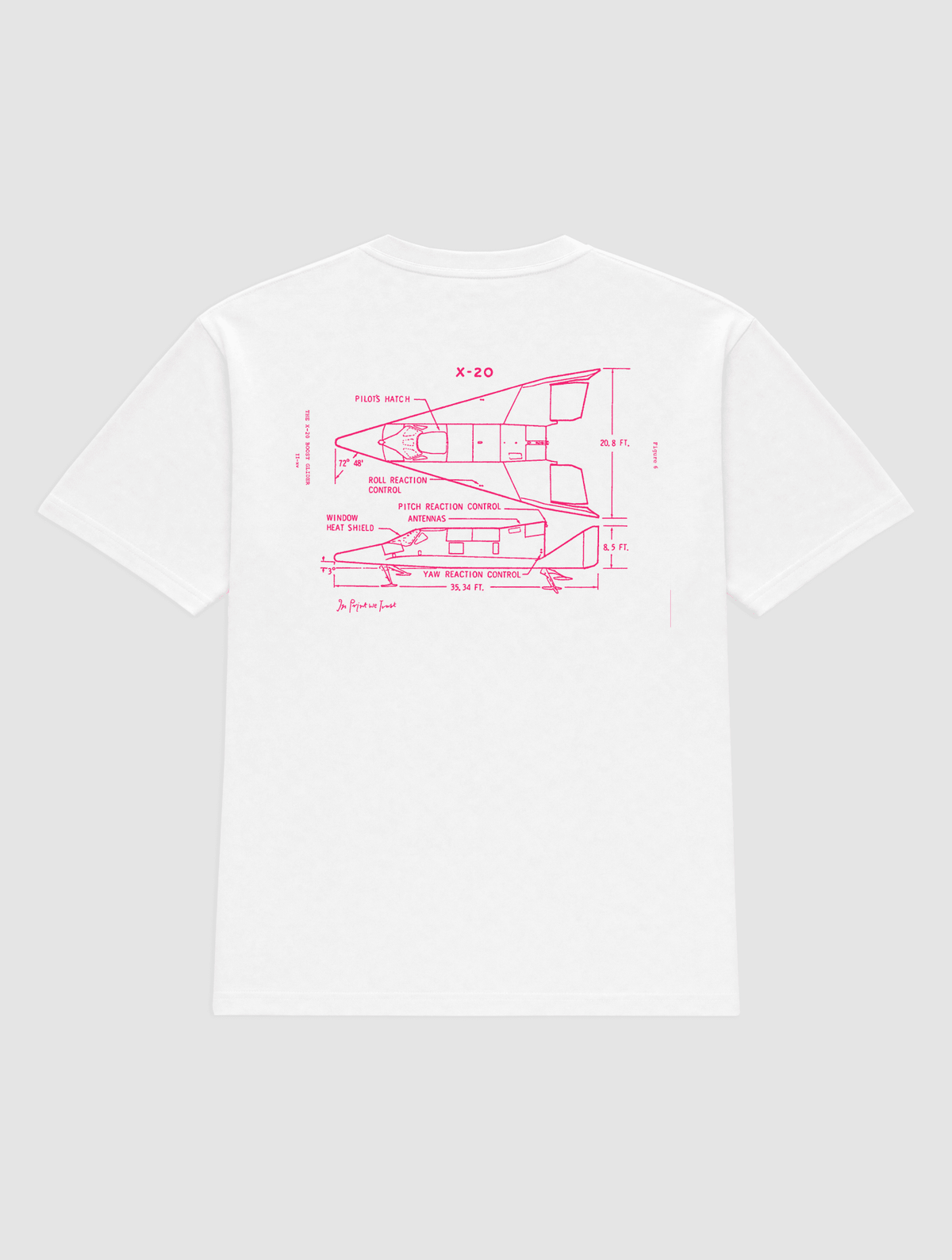 x - 20 heavyweight tee - In Print We Trust