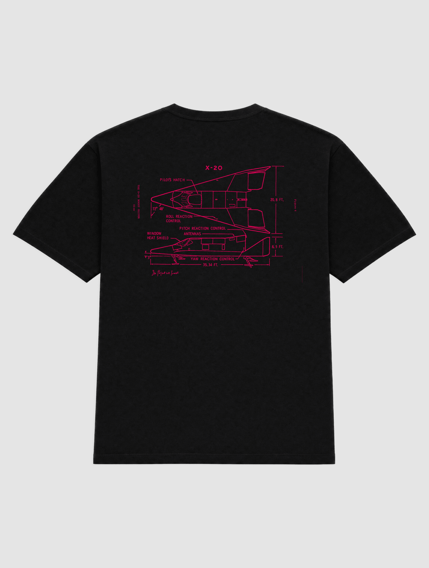 x - 20 heavyweight tee - In Print We Trust