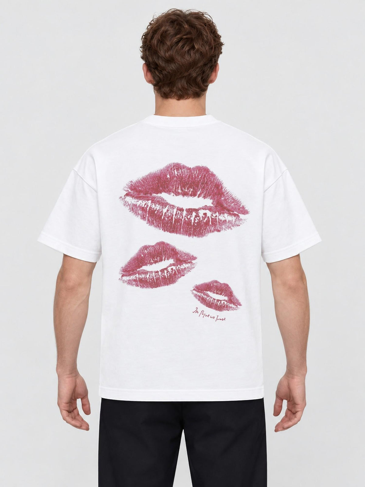 xoxo heavyweight tee - In Print We Trust