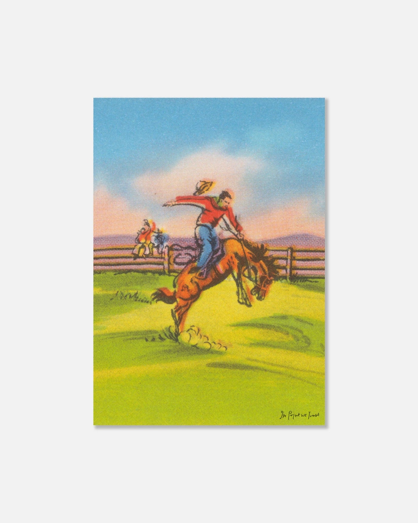 yeehaw poster print - In Print We Trust