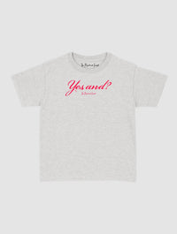 yes, and? baby tee - In Print We Trust