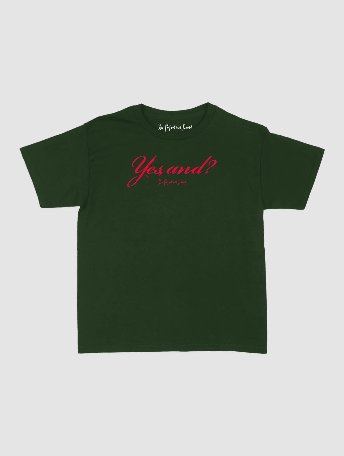 yes, and? baby tee - In Print We Trust