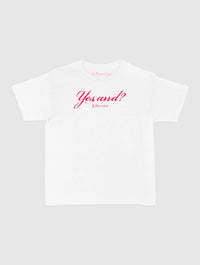 yes, and? baby tee - In Print We Trust