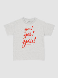 yes yes yes baby tee