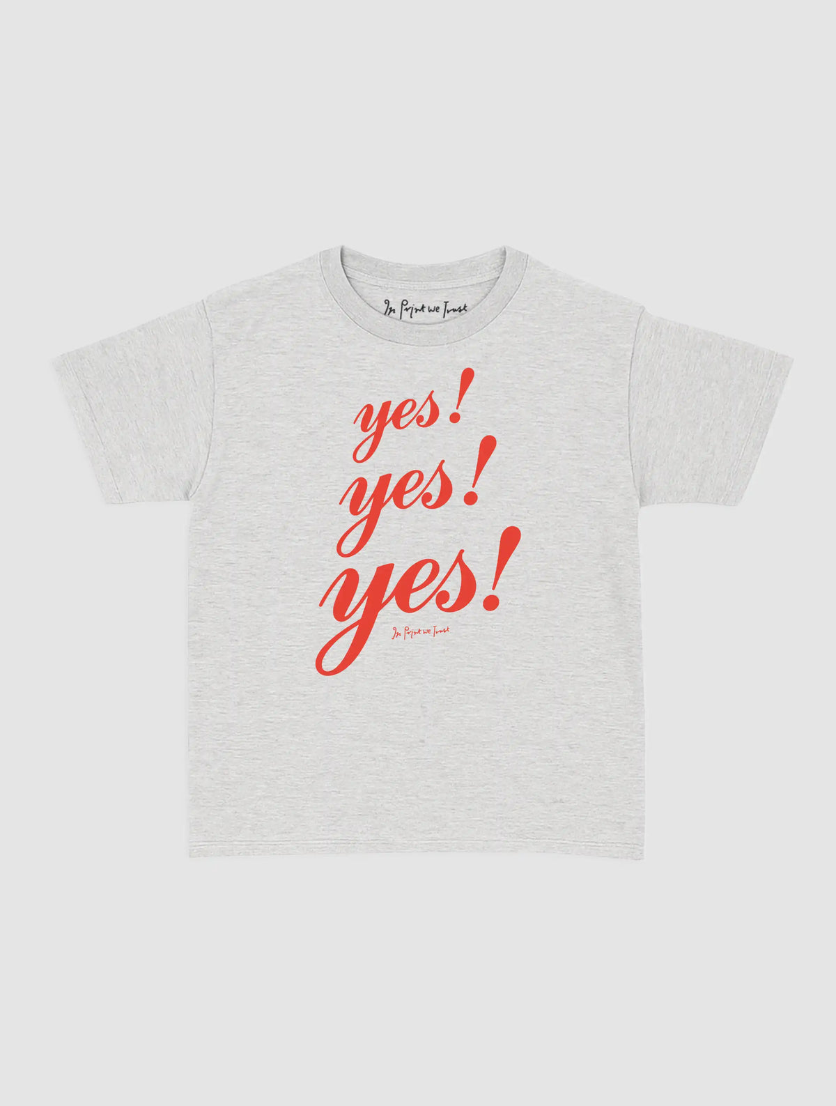 yes yes yes baby tee