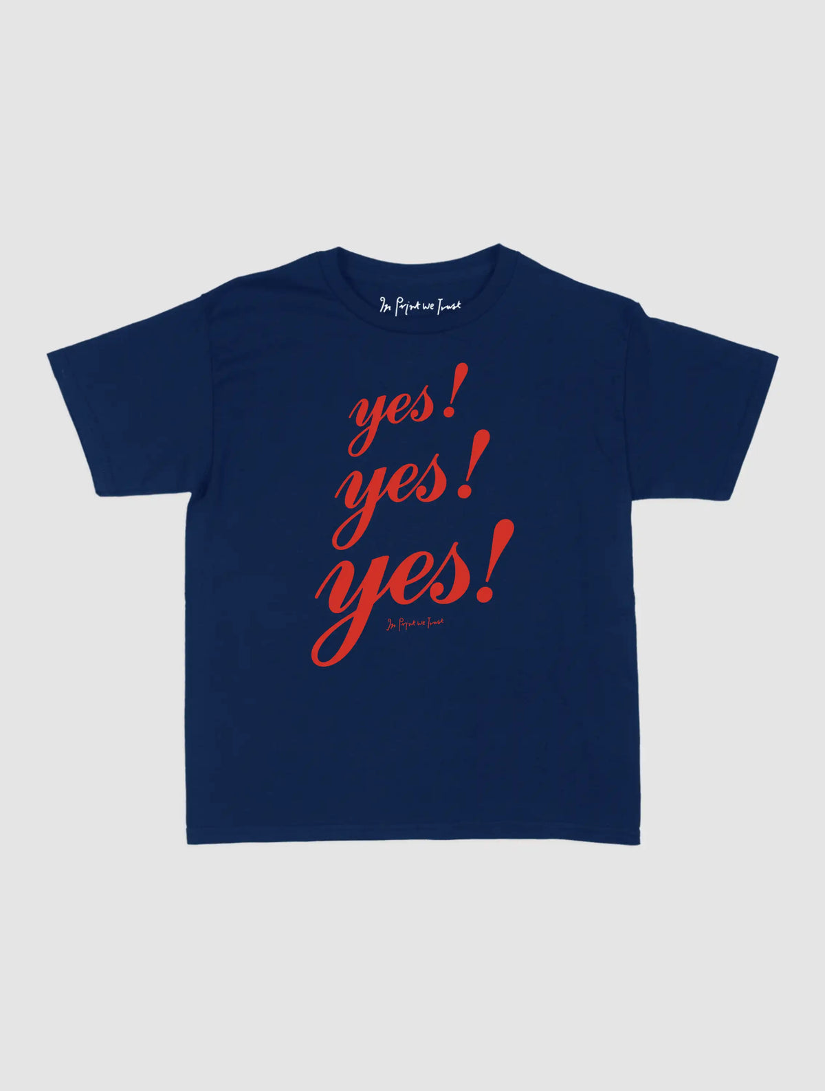 yes yes yes baby tee