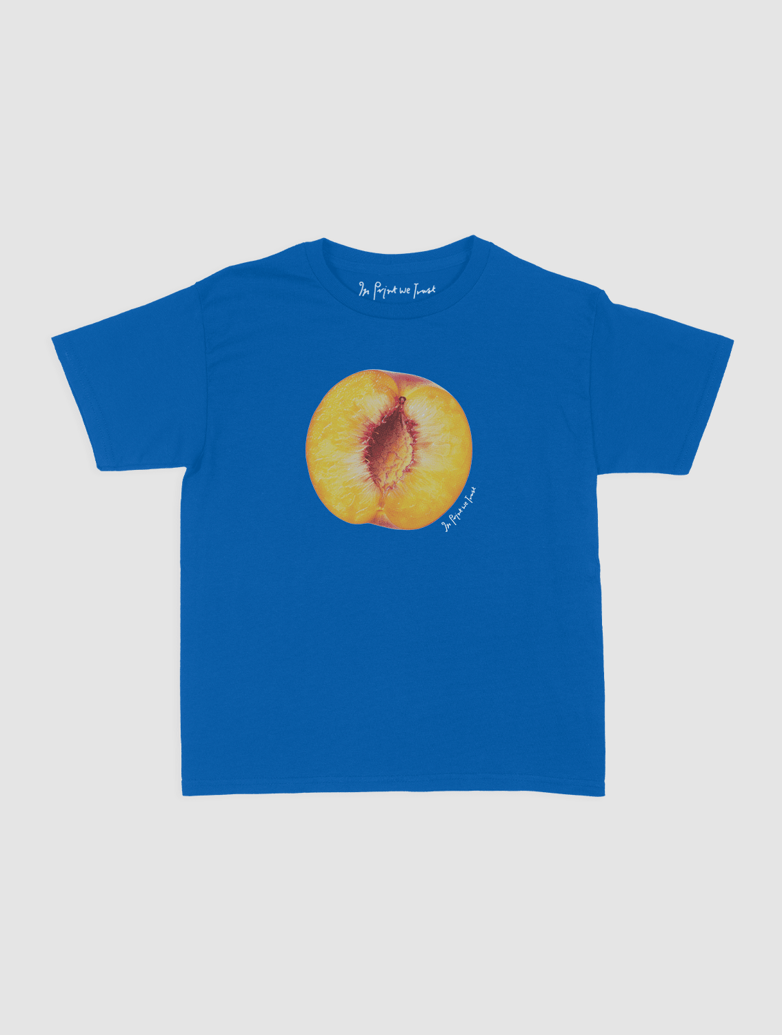 you're a peach! baby tee - In Print We Trust