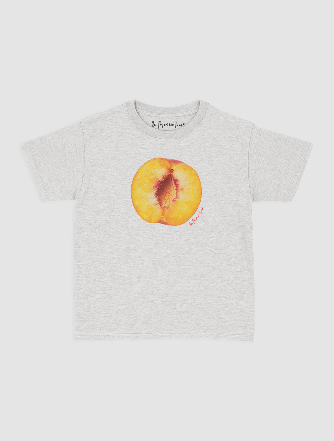 you're a peach! baby tee - In Print We Trust