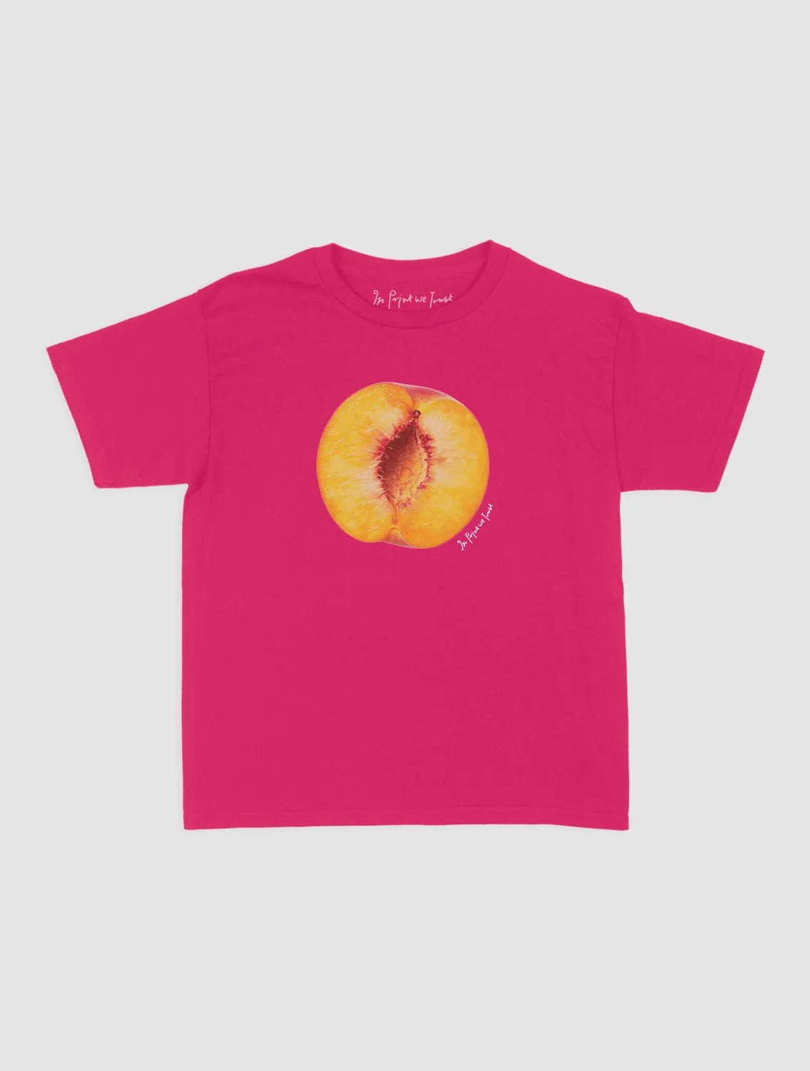 you're a peach! baby tee - In Print We Trust