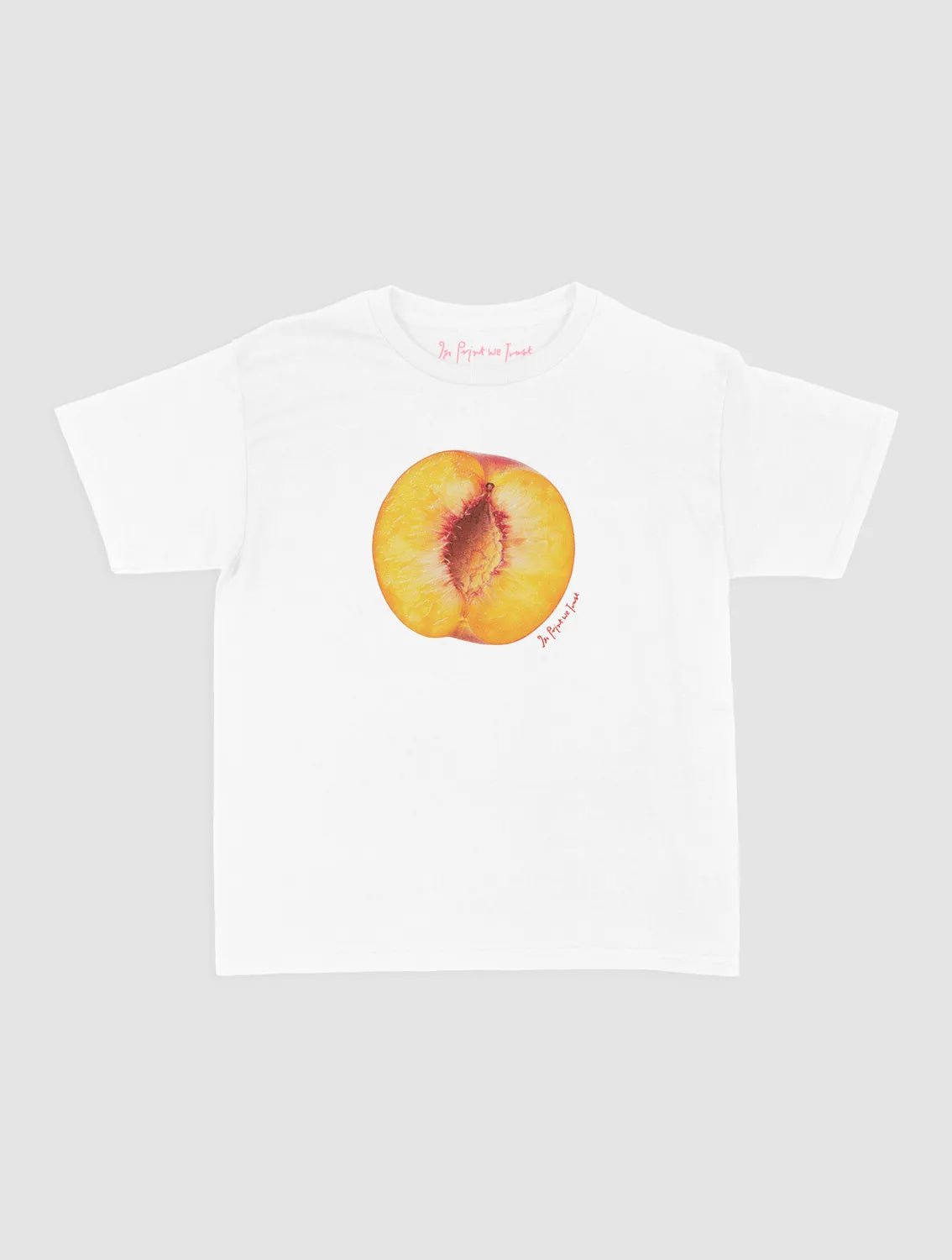 you're a peach! baby tee - In Print We Trust