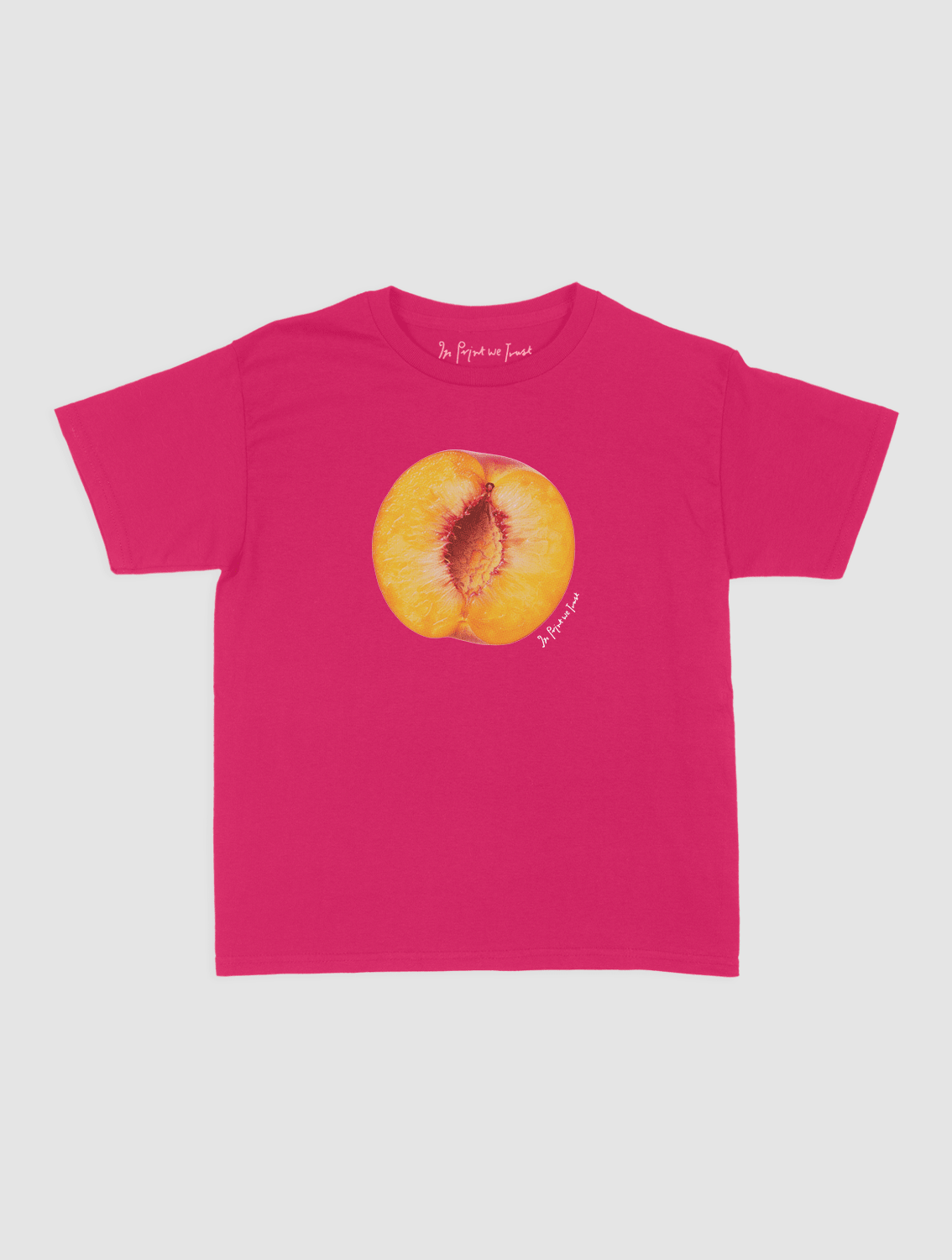 you're a peach! baby tee - In Print We Trust