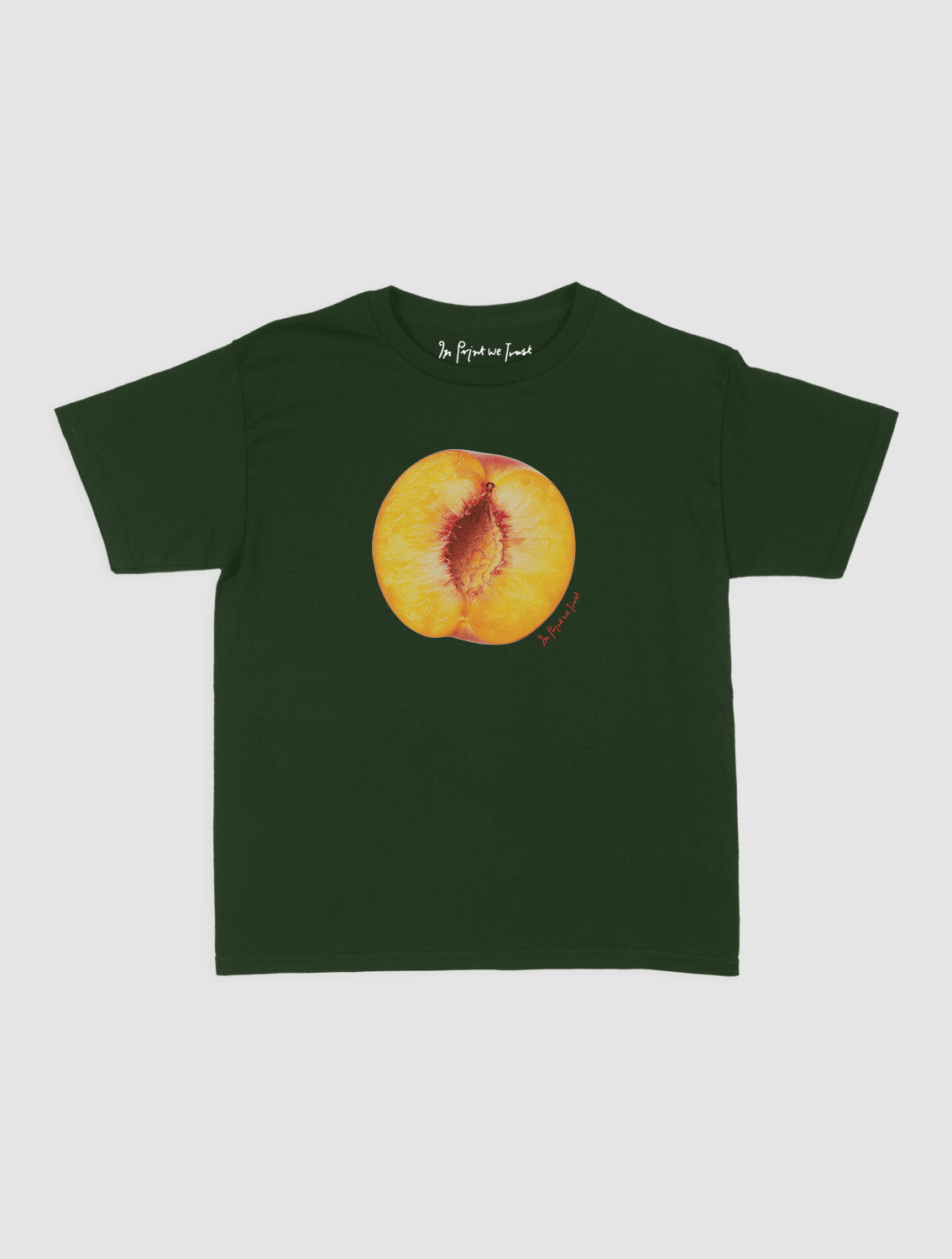 you're a peach! baby tee - In Print We Trust