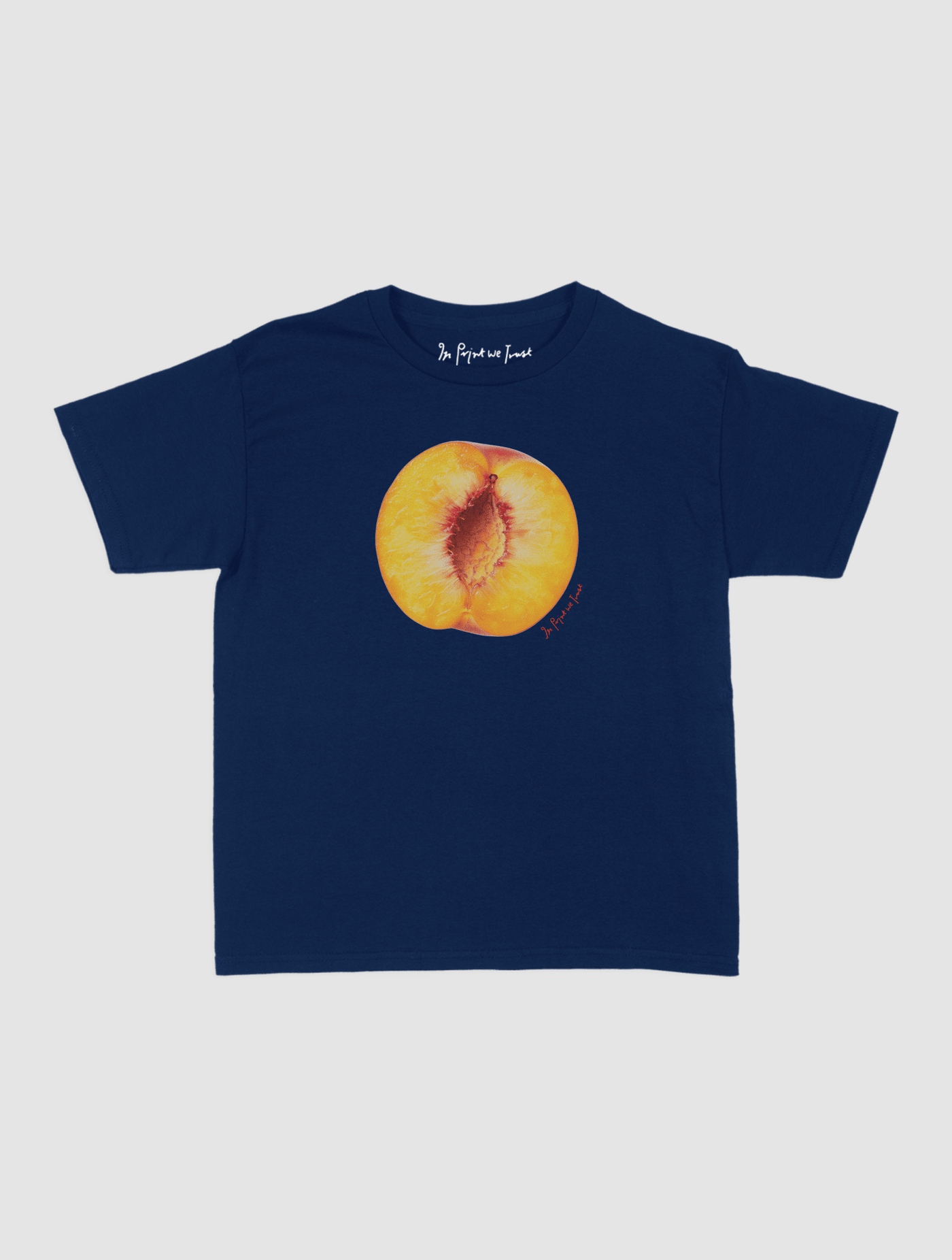 you're a peach! baby tee - In Print We Trust