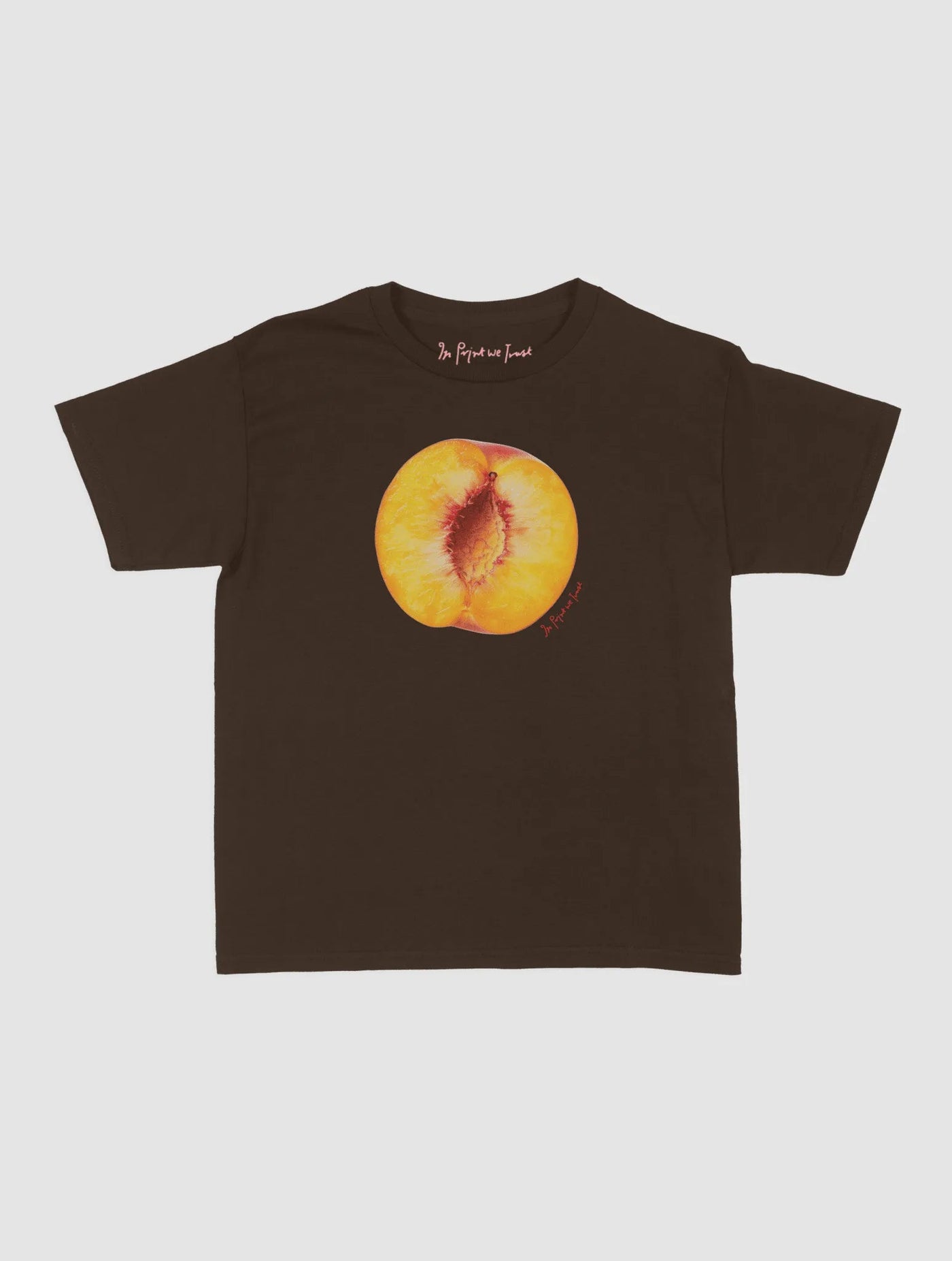 you're a peach! baby tee - In Print We Trust