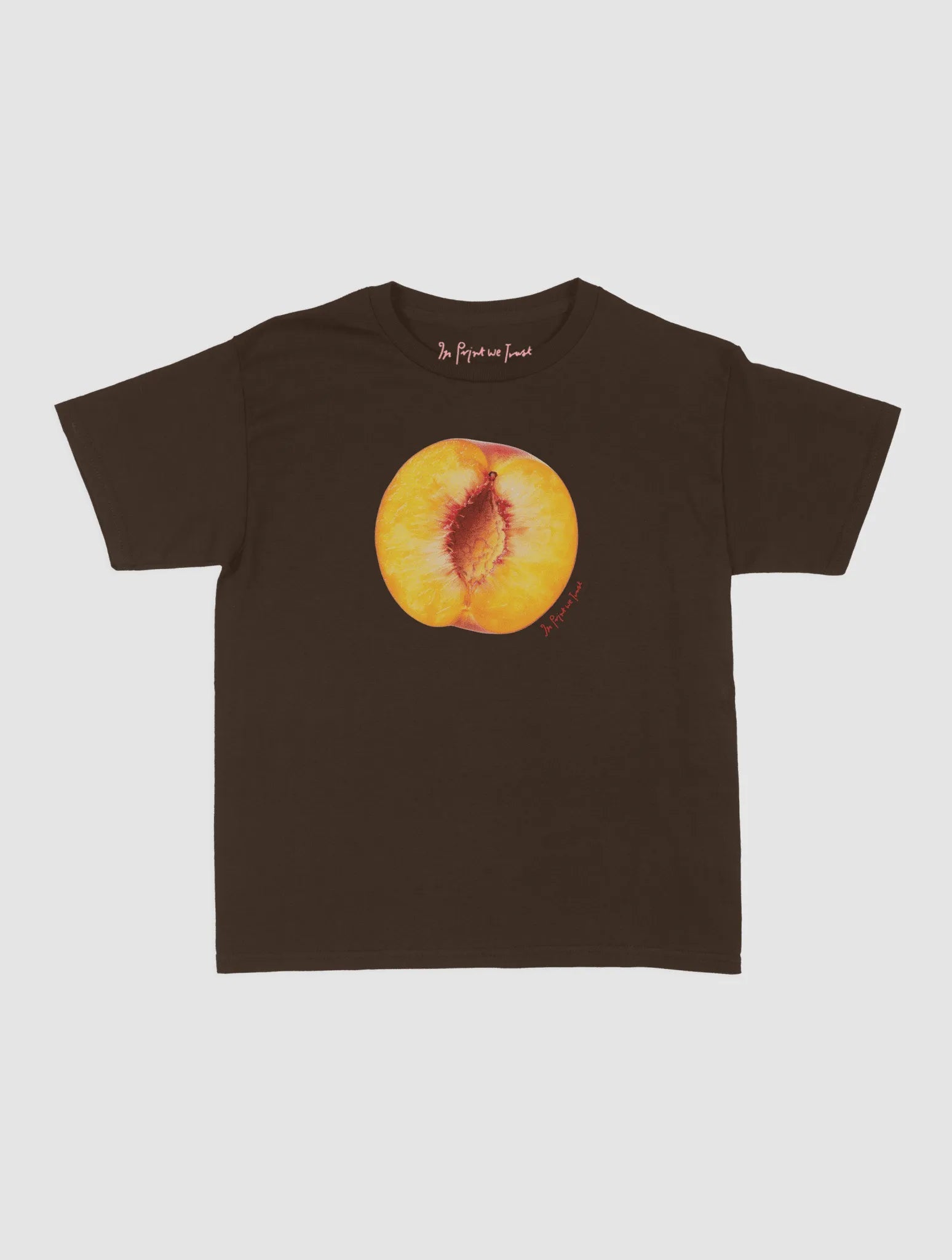 you're a peach! baby tee - In Print We Trust