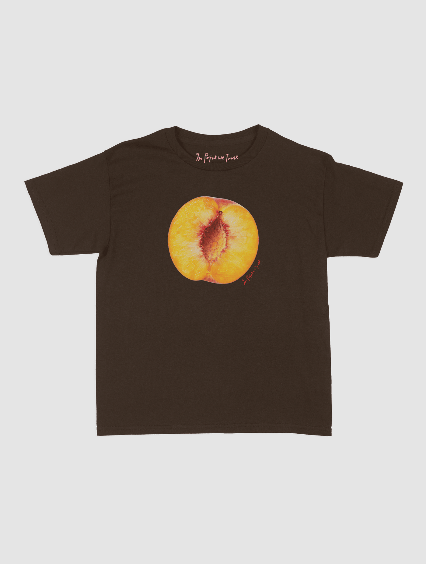 you're a peach! baby tee - In Print We Trust