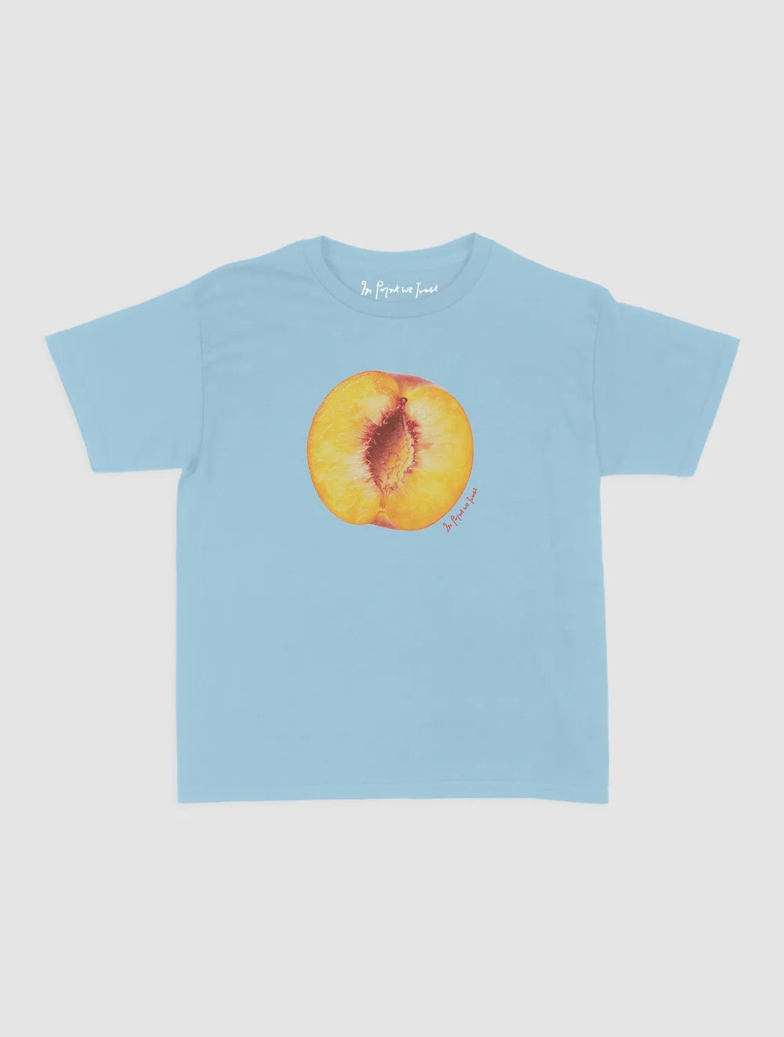 you're a peach! baby tee - In Print We Trust