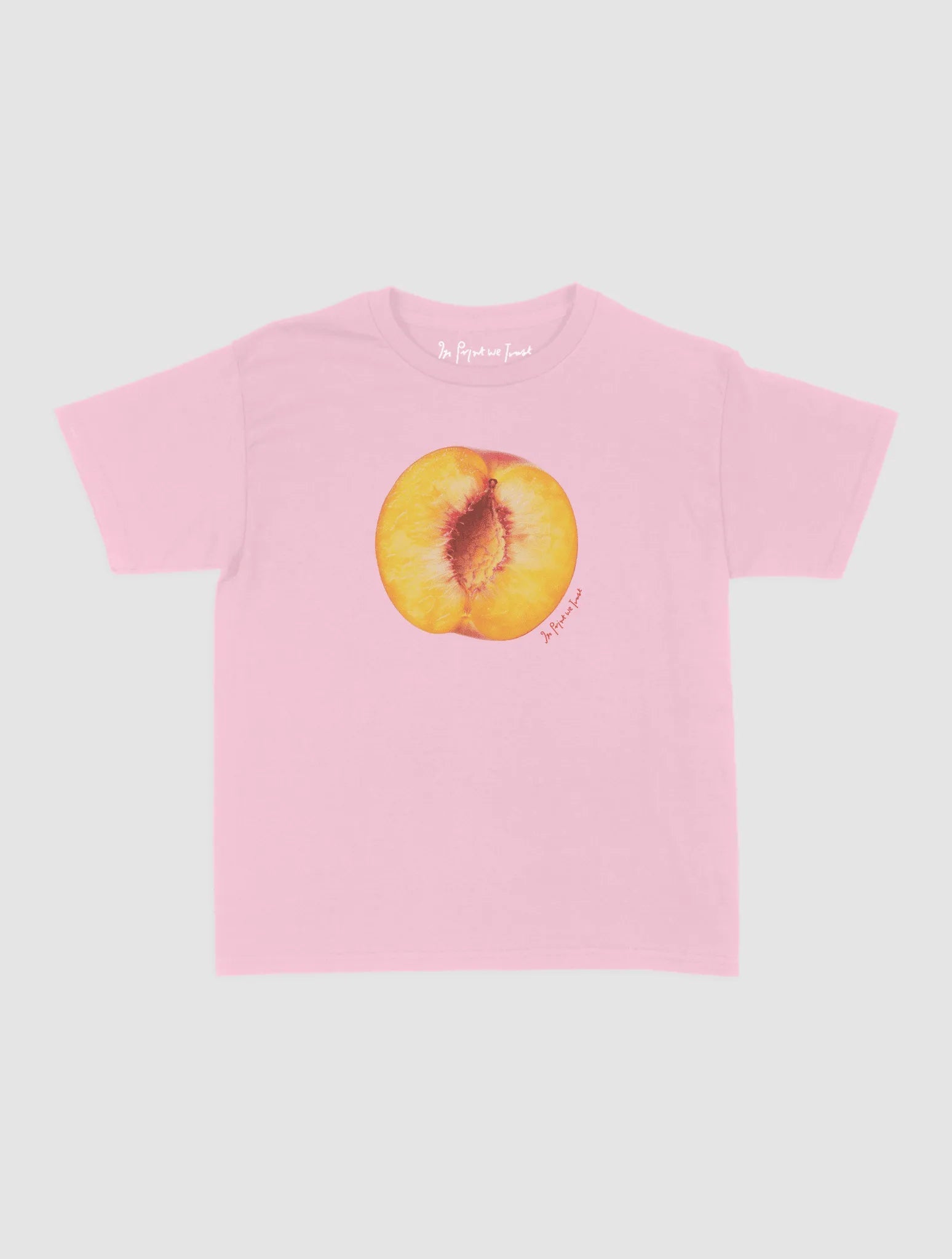 you're a peach! baby tee - In Print We Trust