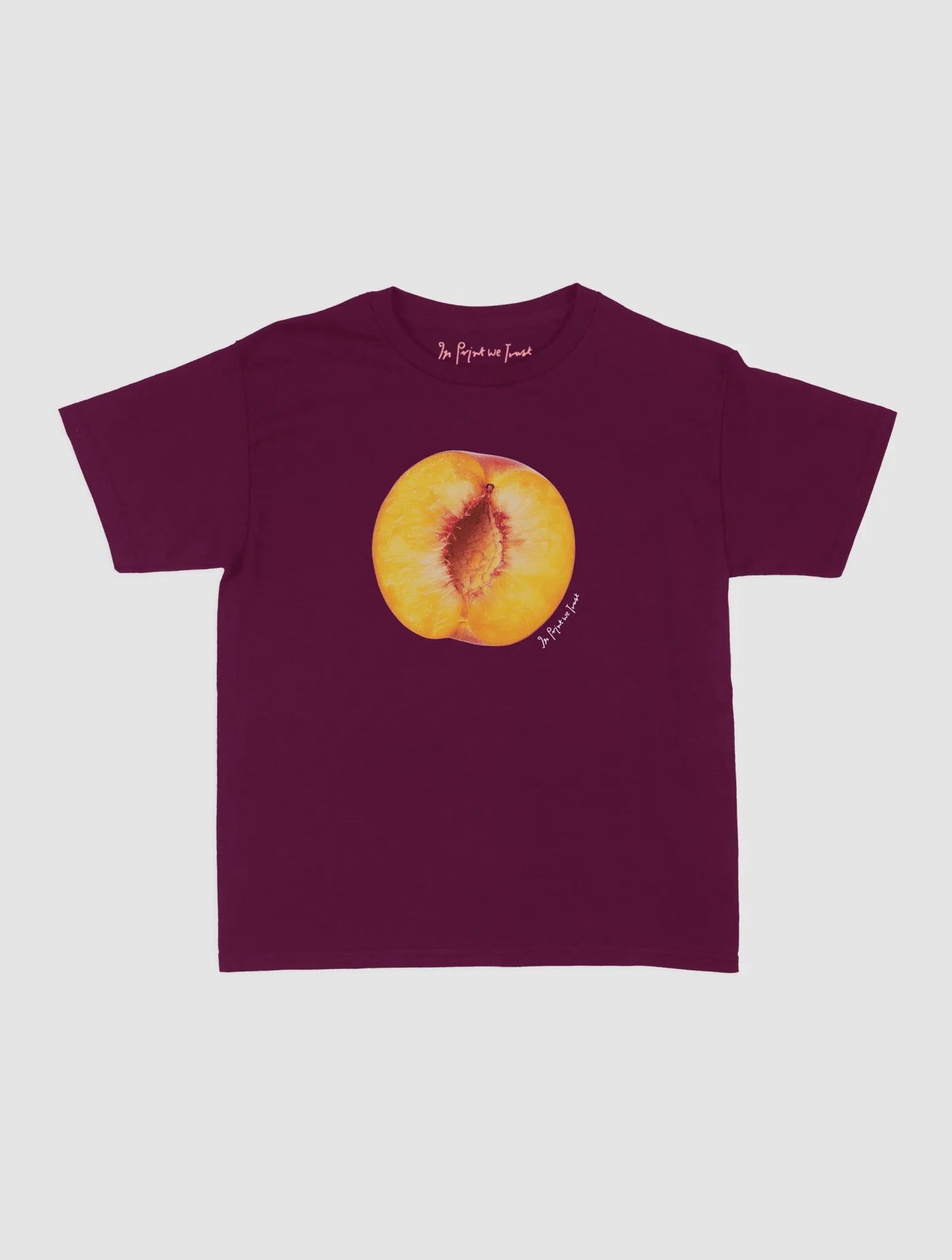 you're a peach! baby tee - In Print We Trust