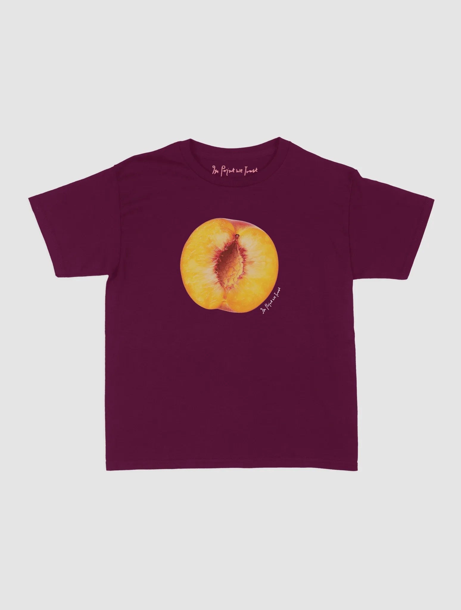 you're a peach! baby tee - In Print We Trust